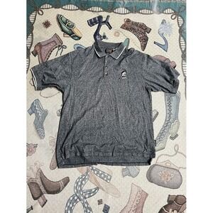 Vintage Disney Foursome Men's Golf Polo Shirt Gray Size XL